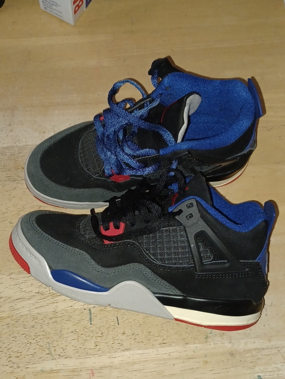 Jordan AJ 4 Retro OG Preschool Sneakers For Kids Size 2Y